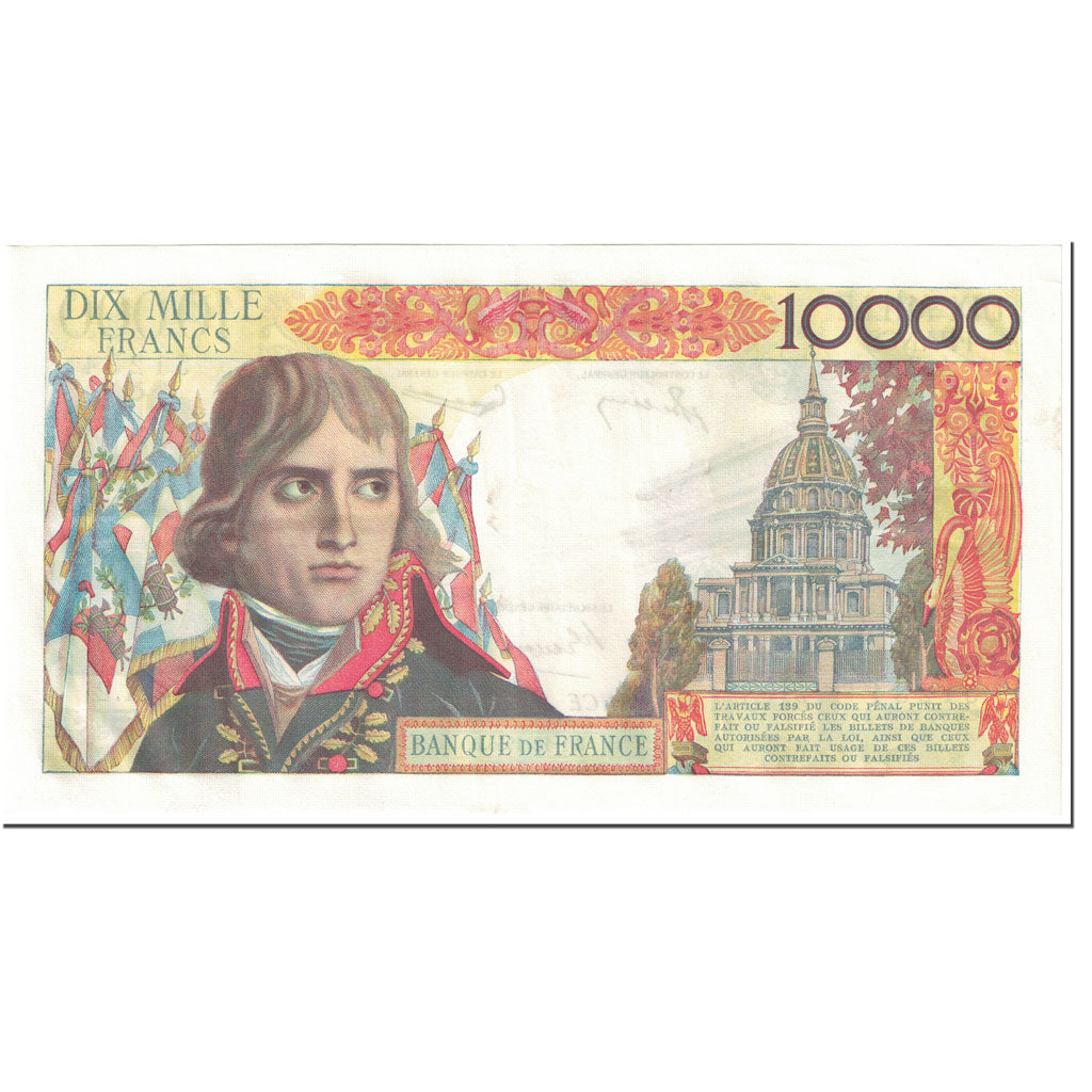 France, 10,000 Francs, Bonaparte, 1955, 1955-12-01, EF(40-45), Fayette:51.1