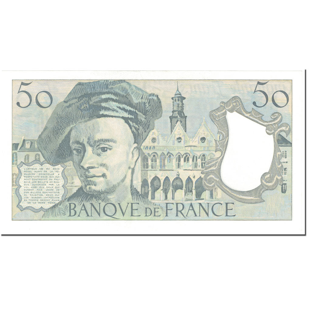 France, 50 Francs, Quentin de La Tour, 1984, Undated (1984), SPL, Fayette:67.10
