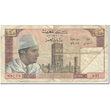Banknote, Morocco, 10 Dirhams, 1963, Undated (1963), KM:54b, VG(8-10)