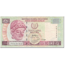 Banknote, Cyprus, 5 Pounds, 1997, 1997-02-01, KM:58, VF(20-25)