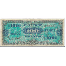 France, 100 Francs, 1945 Verso France, 1944, SERIE DE 1944, VF(20-25)