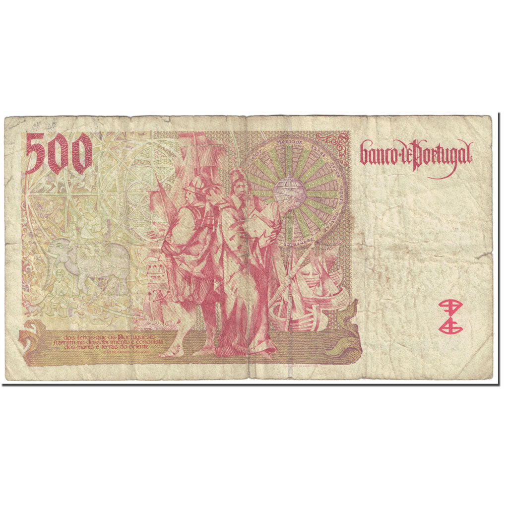 Banknote, Portugal, 500 Escudos, 1997, 1997-04-17, KM:187a, VG(8-10)