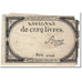 Frankreich, 5 Livres, 1793, Brouz, 10 brumaire de l'an 2 - (31 octobre 1793)