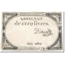 Francja, 5 Livres, 1793, D'Osseville, 10 brumaire de l'an 2 - (31 octobre 1793)
