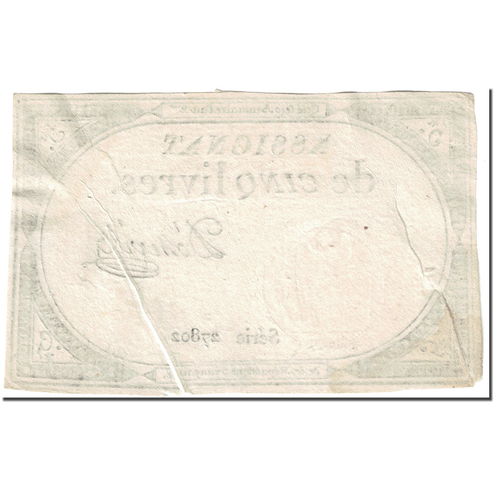 Francja, 5 Livres, 1793, D'Osseville, 10 brumaire de l'an 2 - (31 octobre 1793)
