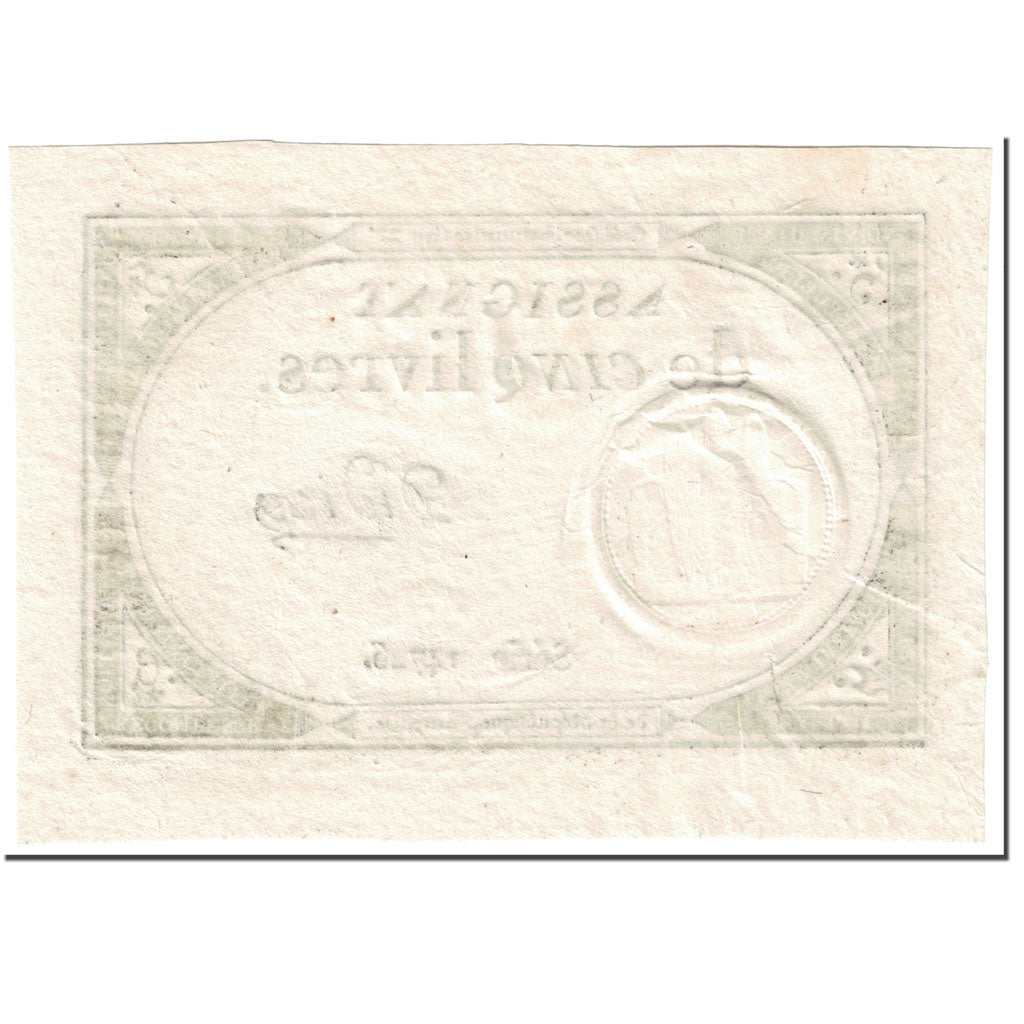 França, 5 Livres, 1793, Didier, 10 brumaire de l'an 2 - (31 octobre 1793)