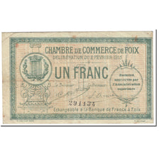 France, Foix, 1 Franc, 1915, VF(20-25), Pirot:59-10