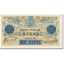 Francja, Saint-Etienne, 1 Franc, 1914, AU(55-58), Pirot:114-4
