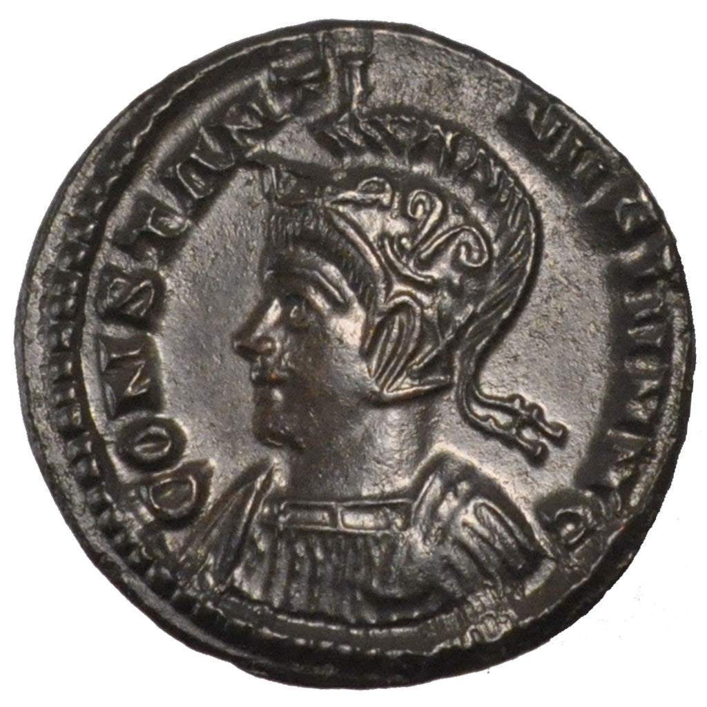 Constantine I, Nummus, London, AU(55-58), Copper, Cohen #27, 3.10