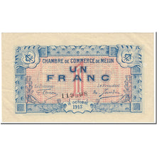 France, Melun, 1 Franc, 1915, EF(40-45), Pirot:80-3