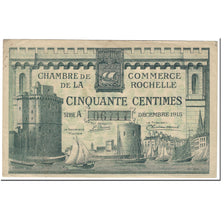 France, La Rochelle, 50 Centimes, 1915, EF(40-45), Pirot:66-1