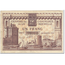 France, La Rochelle, 1 Franc, 1915, VF(20-25), Pirot:66-3