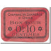 Biljet, Algerije, Chamber of Commerce, Oran, 10 Centimes, Chambre de Commerce