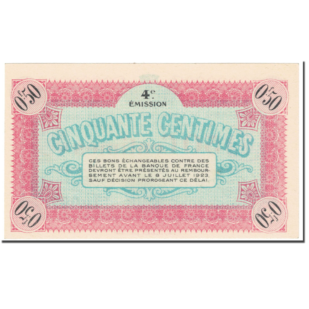 France, Vienne, 50 Centimes, 1918, UNC(65-70), Pirot:128-20