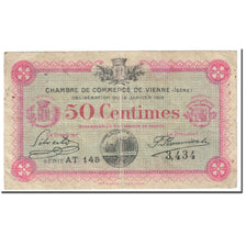 France, Vienne, 50 Centimes, 1916, VF(20-25), Pirot:128-11