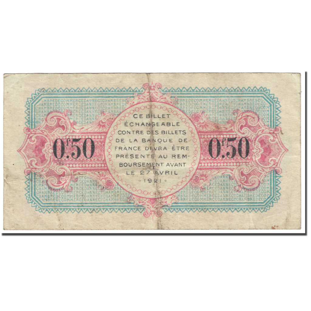 France, Annecy, 50 Centimes, 1916, TB, Pirot:10-7