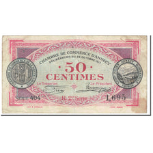 Francja, Annecy, 50 Centimes, 1917, VF(20-25), Pirot:10-9