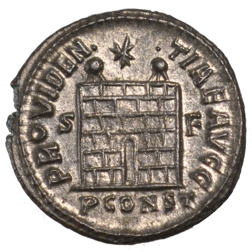 Constantine I, Nummus, Arles, AU(55-58), Copper, Cohen #454, 2.90