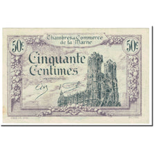 France, Reims, 50 Centimes, 1922, TB, Pirot:43-1