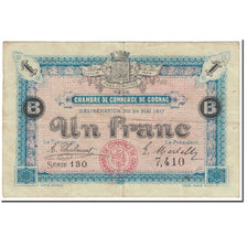 France, Cognac, 1 Franc, 1917, TB, Pirot:49-7