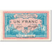 France, Valence, 1 Franc, 1915, AU(55-58), Pirot:127-3