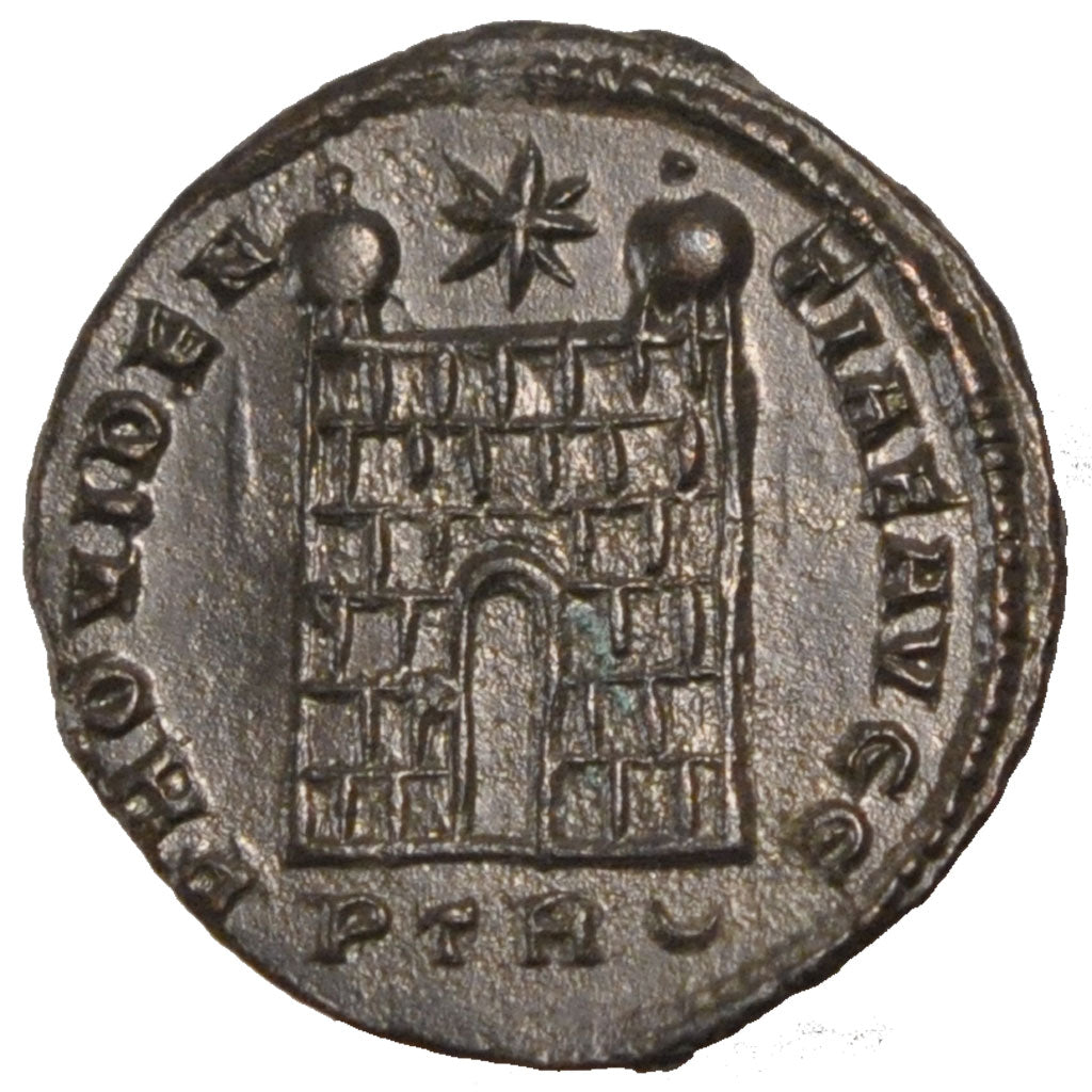 Constantine I, Nummus, Trier, SPL-, Rame, Cohen:454