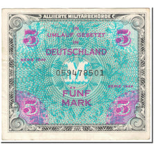Banknote, Germany, 5 Mark, 1944, SERIE DE 1944, KM:193a, EF(40-45)