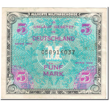 Banknote, Germany, 5 Mark, 1944, SERIE DE 1944, KM:193a, VF(20-25)