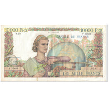 France, 10,000 Francs, Génie Français, 1956, 1956-02-02, VF(20-25)