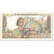 França, 10,000 Francs, Génie Français, 1956, 1956-04-05, VF(20-25)