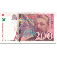 France, 200 Francs, Eiffel, 1999, Undated (1999), EF(40-45), Fayette:75.5