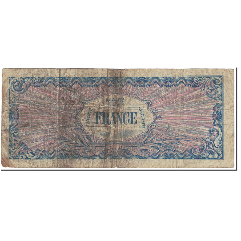 Francja, 50 Francs, 1945 Verso France, 1944, SERIE DE 1944, VG(8-10), Fayette:VF