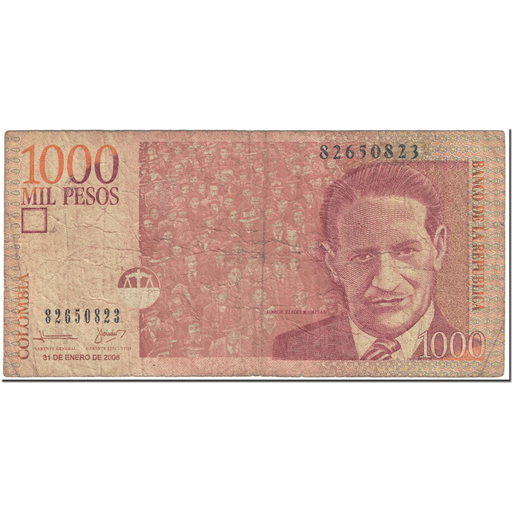 Billete, 1000 Pesos, 2006, Colombia, 2006-01-31, KM:456b, RC