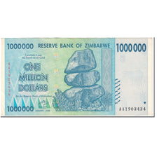 Banknote, Zimbabwe, 1 Million Dollars, 2008, Undated (2008), KM:77, EF(40-45)