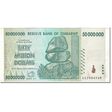 Banknote, Zimbabwe, 50 Million Dollars, 2008, Undated (2008), KM:79, EF(40-45)