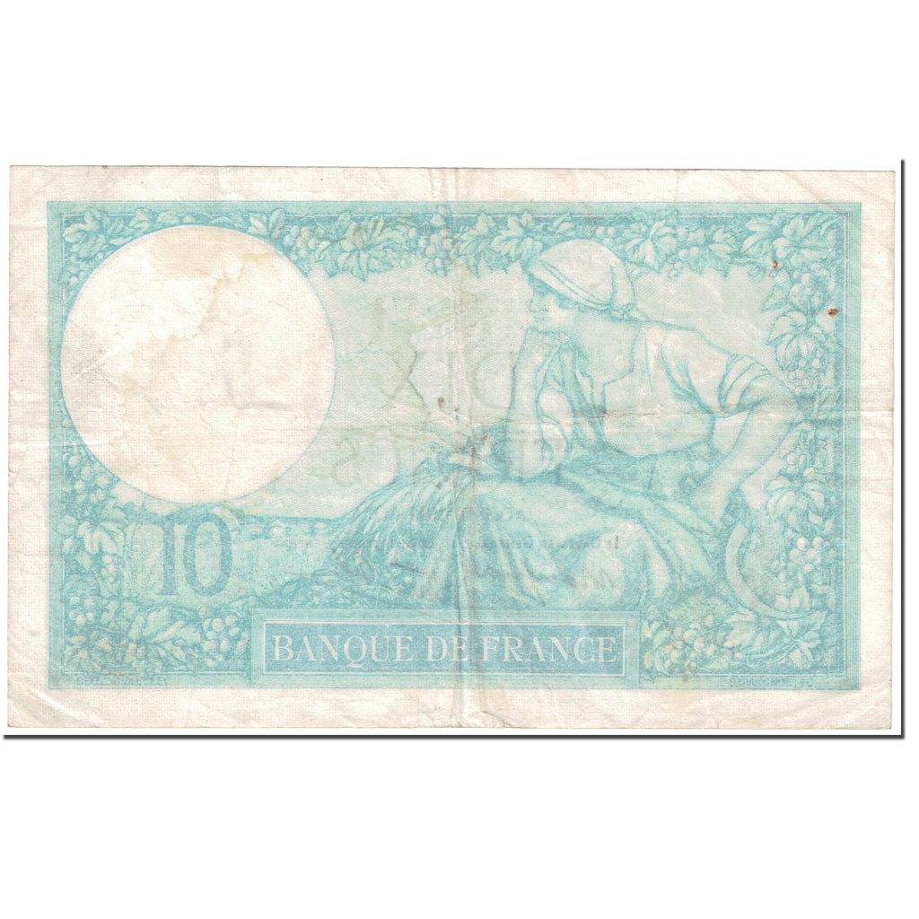 Francia, 10 Francs, Minerve, 1941, 1941-12-04, MB, Fayette:07.30, KM:84
