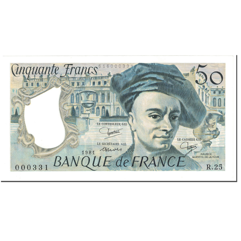 France, 50 Francs, Quentin de La Tour, 1981, Undated (1981), UNC(65-70)