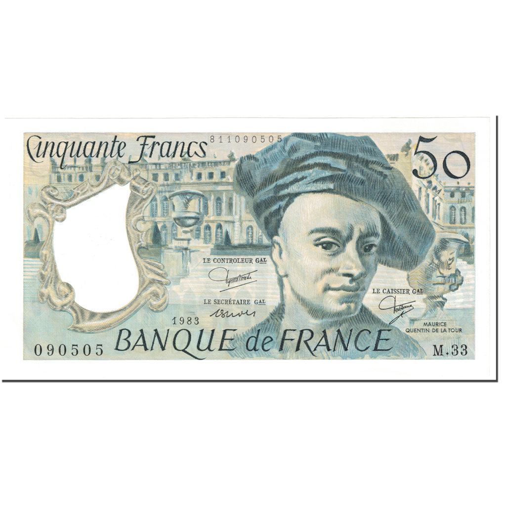Frankrijk, 50 Francs, Quentin de La Tour, 1983, Undated (1983), NIEUW