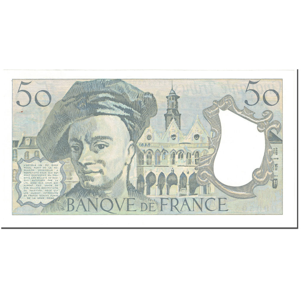 Frankrijk, 50 Francs, Quentin de La Tour, 1983, Undated (1983), NIEUW