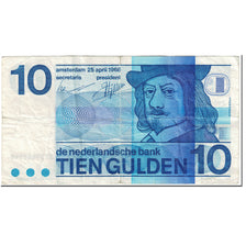 Banknote, Netherlands, 10 Gulden, 1968, 1968-04-25, KM:91b, VF(20-25)