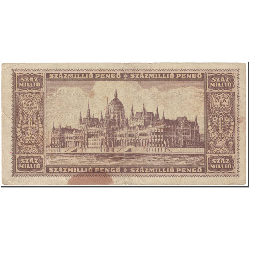 Banknote, Hungary, 100,000,000 Pengö, 1946, 1946-03-18, KM:124, VF(20-25)