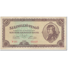 Geldschein, Ungarn, 100,000,000 Pengö, 1946, 1946-03-18, KM:124, SS