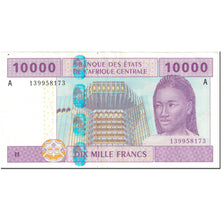Banknote, Central African States, 10,000 Francs, 2002, Undated (2002), KM:410A
