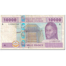 Banknote, Central African States, 10,000 Francs, 2002, Undated (2002), KM:410A