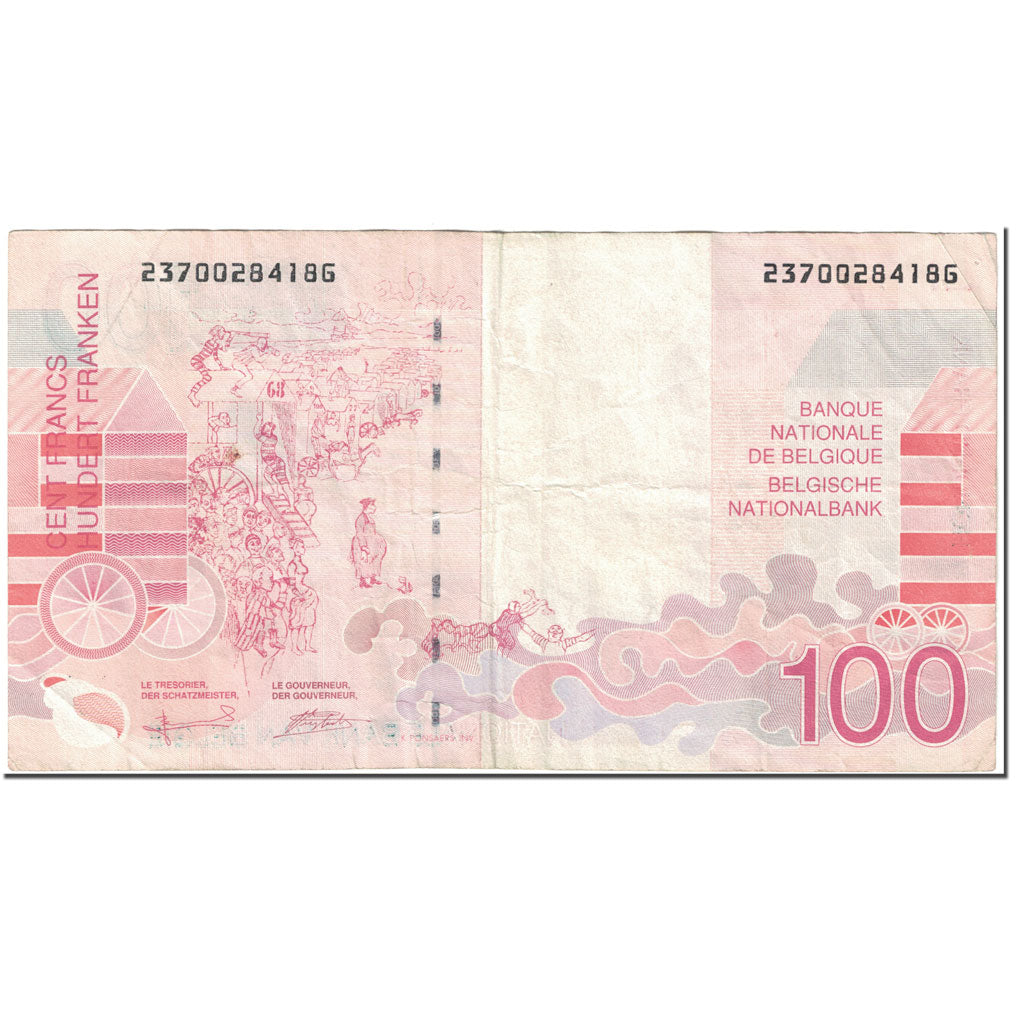 Banknote, Belgium, 100 Francs, 1995, 1995-06-15, KM:147, VF(20-25)