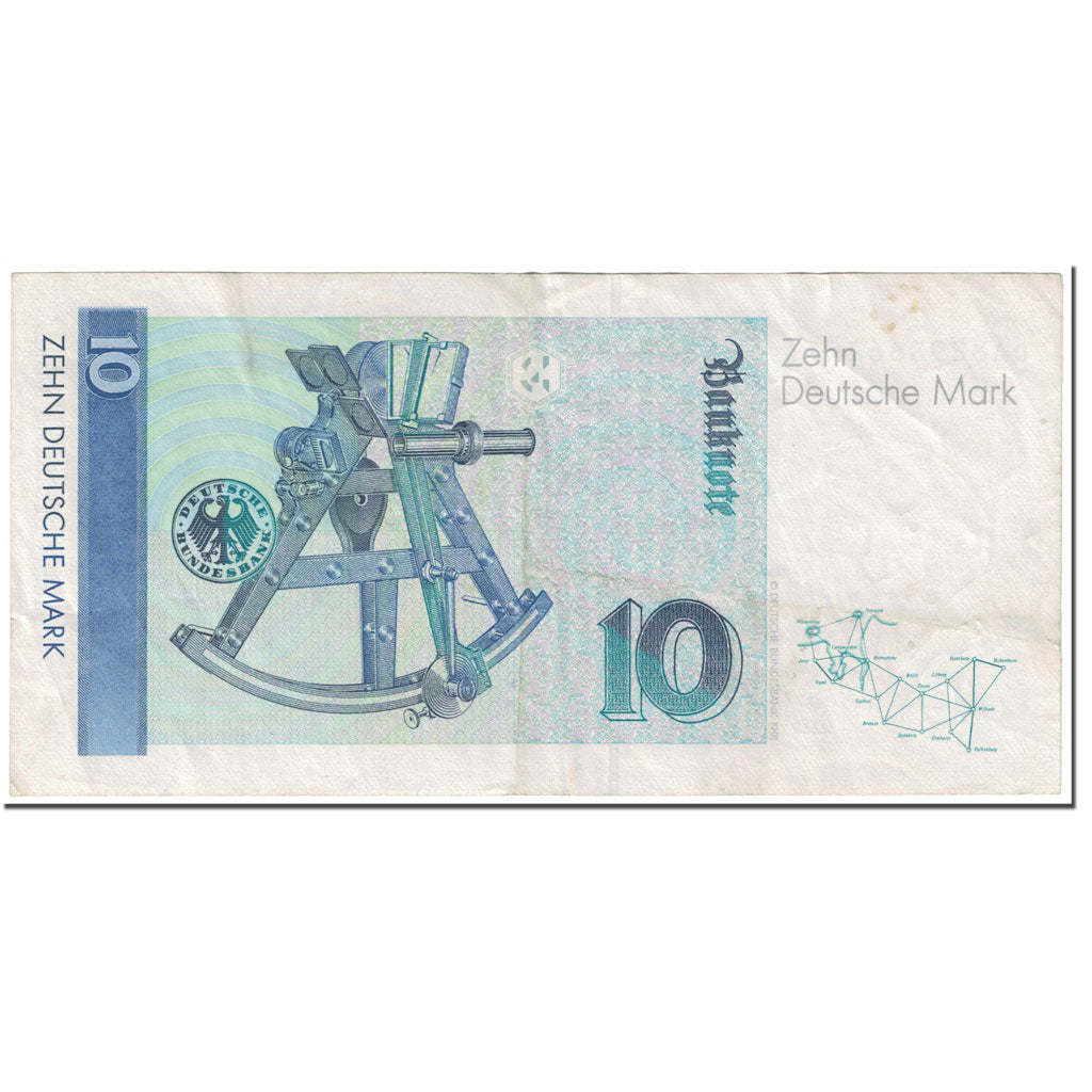 Geldschein, Bundesrepublik Deutschland, 10 Deutsche Mark, 1991, 1991-08-01