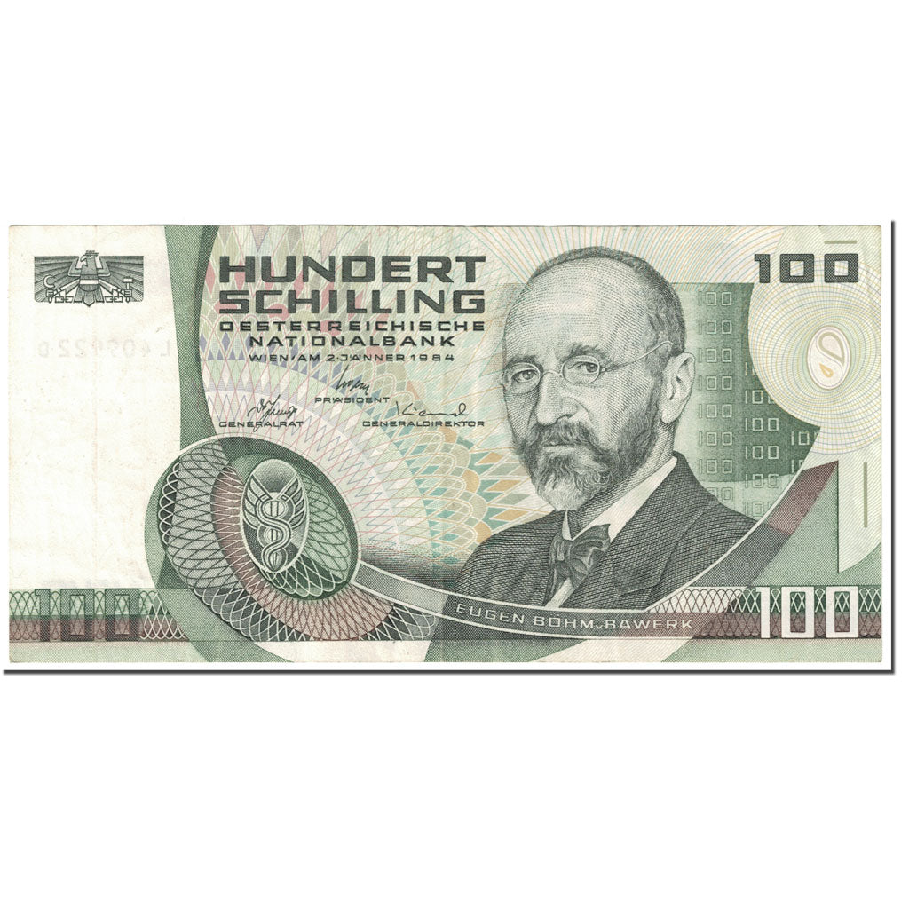 Banknote, Austria, 100 Schilling, 1984, 1984-01-02, KM:150, VF(20-25)