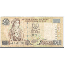 Banknote, Cyprus, 1 Pound, 2001, 2001-02-01, KM:60c, VG(8-10)