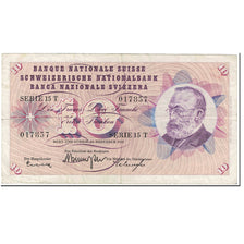 Banknote, Switzerland, 10 Franken, 1959, 1959-12-23, KM:45e, VF(20-25)