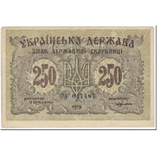 Banconote, Ucraina, 250 Karbovantsiv, 1918, Undated (1918), KM:39a, BB